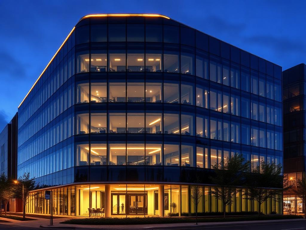 Commercial real estate building